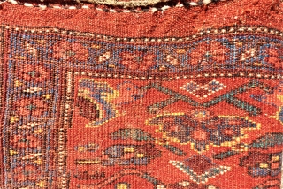 antique Bidjar Mafrash side. Size: approx. 100 x 48 cm. Great colors and perfect wool.                  