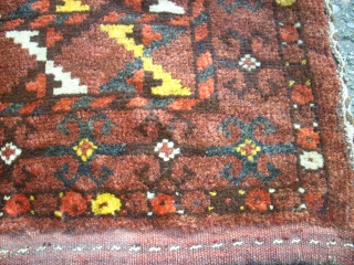 Old Afghan Khordjin. Size: 53 x 109 cm. Very good condition. Interesting piece.                    