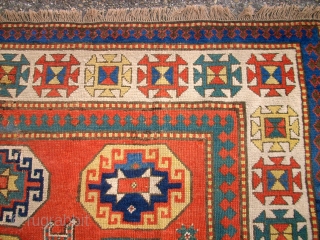 Antique caucasian rug. Size: 149 x 196 cm.                         