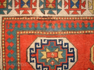 Antique caucasian rug. Size: 149 x 196 cm.                         