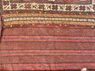 Big Baluch / Belutsch Khordjin. Size: 78 x 179 cm. Perfect condition.                     