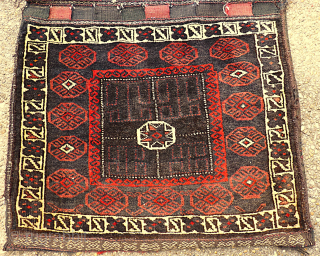 Big size Baluch Khorjin. Size: 84 x 183 cm.
