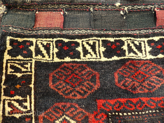 Big size Baluch Khorjin. Size: 84 x 183 cm.