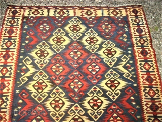 Very nice caucasian kilim. Size : 114 x 170 cm. Good condition.                     