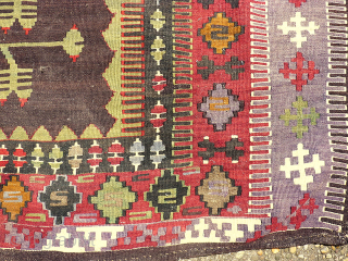 Anatolian Kilim. Size: 151 x 214 cm. Good condition.