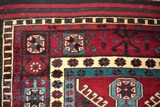 Interesting prayer rug. Size: 117 x 166 cm. Caucasian / Anatol rug.                     