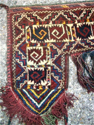 Old turkmen Kapunuk. Size: 170 x 30 (60) cm. Very good condition.                     