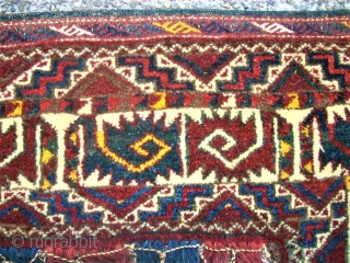 Old turkmen Kapunuk. Size: 170 x 30 (60) cm. Very good condition.                     