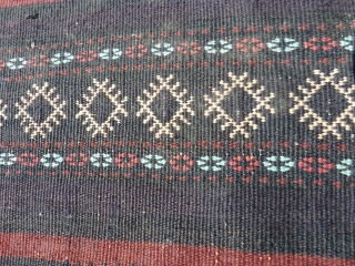 Baluch Kilim - Flatwave. Size: 90 x 293 cm. Repairs. Very fine item.                    