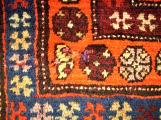 Caucasian Karabagh. Size: 121 x 285 cm. 2 small repairs.                       