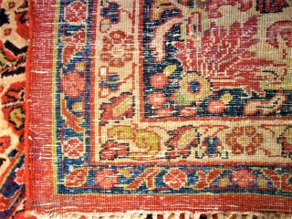 Wonderful persian Sarough. Size: 245 X 293 cm. Good condition. Great Colors. Very fine knotting.                  