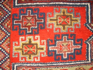 Old persian Kordi Quchan. Size: 139 x 274 cm. Full pile rug. Perfect condition.                   