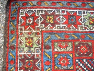 Old persian Kordi Quchan. Size: 139 x 274 cm. Full pile rug. Perfect condition.                   