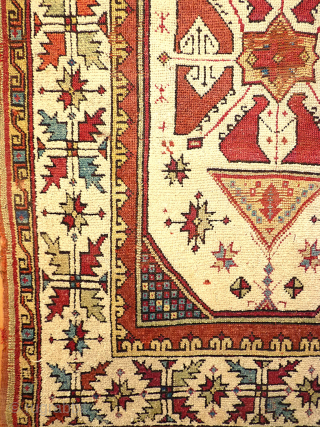 antique anatolian prayer rug. Bergama Region. Size: 113 x 155 cm. Used. A very rare piece. Price please ask: ingo.kretschmer@gmx.de             
