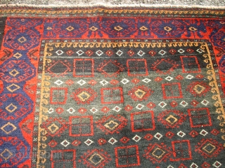 Old nice persian baluch. Size: 100 x 182 cm. Good condition. Fine knotting.                    