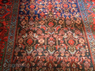 Very old Bidjar. Kurdish rug. Size: 210 x 119 cm. Full pile. Best quality of wool. foundation also wool. Nice colours.            