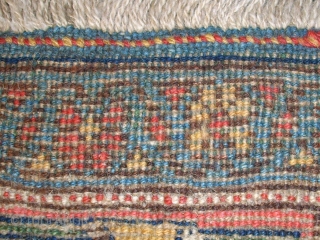 Very old Bidjar. Kurdish rug. Size: 210 x 119 cm. Full pile. Best quality of wool. foundation also wool. Nice colours.            