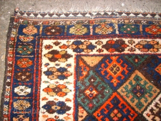 Old kurdish Jaff bag face. Size: 94 x 74 cm. Full pile. Nice colors.                   