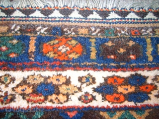 Old kurdish Jaff bag face. Size: 94 x 74 cm. Full pile. Nice colors.                   