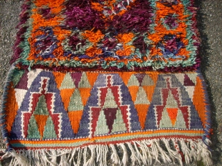 Old anatolian Yatak small runner. Size: 261 x 86 cm. Very good condition. Wonderful kilim ends.                 