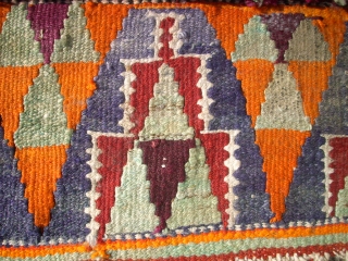 Old anatolian Yatak small runner. Size: 261 x 86 cm. Very good condition. Wonderful kilim ends.                 