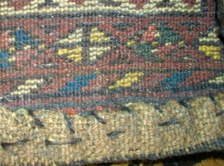 Antique unushual Chanteh Afghanistan. Size: 25 x 26 cm. Used. Colorful.                      