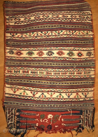 Kurdish bag - Quchan Kordi. Size: approx. 40 x 65 cm. It´s only one side of a Heybe.               