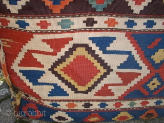 Very old Shasavan Mafrash. Size: 86 x 50 x 52 cm. Nice colors and top condition. Inclusive  hard synthetic Cube inside.           