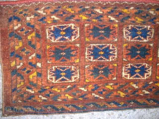 Old Star Ersari Torba. Size: 118 x 27 cm. Good condition. Full pile. Nice one.                  