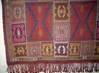 Old anatol Verneh Kilim. Size: 133 x 165 cm. Very good condition.                     