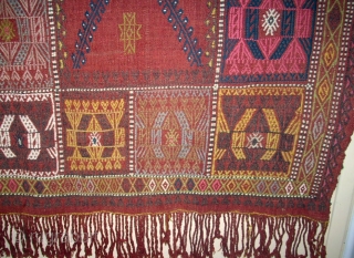 Old anatol Verneh Kilim. Size: 133 x 165 cm. Very good condition.                     