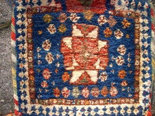 Wonderful persian Saltbag. Size: 43 x 32 cm. Best wool. Full pile. Complete.                    