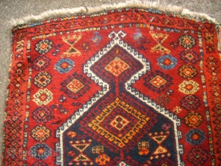 Very old Sivas Kürd Prayer rug. Size: 84 x 155 cm. One damage. Nice colors and  a special wool. Fine knotting.           