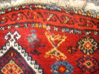 Very old Sivas Kürd Prayer rug. Size: 84 x 155 cm. One damage. Nice colors and  a special wool. Fine knotting.           