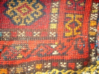 Very old Sivas Kürd Prayer rug. Size: 84 x 155 cm. One damage. Nice colors and  a special wool. Fine knotting.           