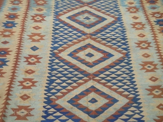 Happy New Year to all Kilim and Rugs fans, all the best  in next season!

Excellent sarkoy kilim type Manastir.
About 150-200 years old, in very good condition for its age.
Dimension 310x230cm.

Ask for  ...