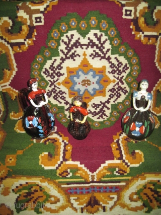 Antique Pirot Sarkoy kilim pattern: Duborez.
Age: very begining of 20th century...                      