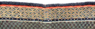 Tibetan under-saddle carpet (makden) of the so-called 'butterfly type', the shape of which is generally believed to have been 'introduced' by the Younghusband expedition to (i.e. the British invasion of) Tibet in  ...