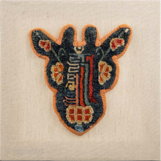 Tibetan takyebs are decorative ornaments woven specifically for horses and pack animals which are designed to fit securely on the animal’s forehead. Their ornate decoration often has an additional role as a  ...