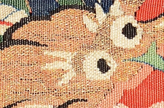 Very late Ming or early Qing (aka Ch’ing) Dynasty kesi - silk - panel 'fragment’ of exceptional quality made in China at some time in the 1600’s / 17th century (or so  ...