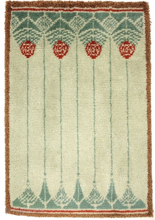 Scandinavia. Finnish ryijy. Finnish long-pile one piece woolen ryijy (pronounced roo-e-you), or 'rug' in English, woven in the early 20th century. Ryijy's were historically used primarily as a wall hanging, or alternately  ...