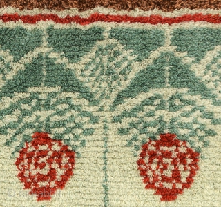 Scandinavia. Finnish ryijy. Finnish long-pile one piece woolen ryijy (pronounced roo-e-you), or 'rug' in English, woven in the early 20th century. Ryijy's were historically used primarily as a wall hanging, or alternately  ...