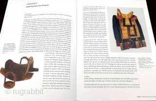 The book ‘Dragon and Horse: Saddle Rugs and Other Horse Tack from China and Beyond’ (published 2013, limited run, first edition). It is the definitive book on saddle carpets from the various  ...