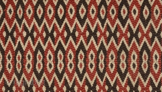 Finely woven pile-less woolen Tibetan textile of indeterminate use, although it has been suggested that these types are some form of horse tack. A very similar piece can be seen on page  ...