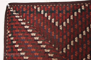 old turkman tent band. This is the oldest of this flat woven type I have encountered. Wider than usual. All natural colors. Supple handle and nice old patina. I assume this is  ...