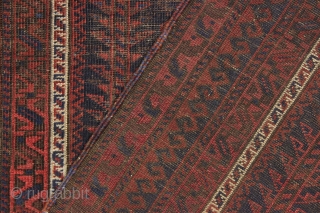 Antique baluch prayer rug. Its not often I would put the kelim end as a feature of a rug but in this case it is so fine and delicate. Early blue ground  ...