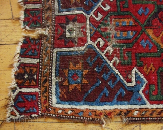 Antique Turkish yastik. All good natural colors. Rough condition but good age, 1880 or earlier.
                  