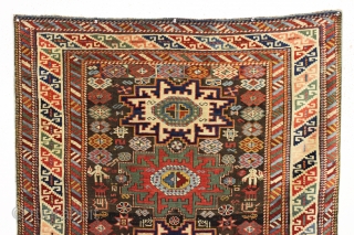 antique little caucasian rug with interesting and quirky drawing. Dated lesghi star rug with charming little people. It has been suggested they are holding candles, or perhaps as I always suspected, they  ...