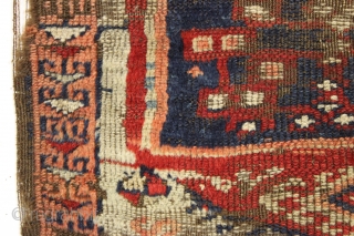 Antique yastik. Unusual design. Imperfect condition. 19th c. 1'11" x 2'9"                      