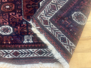 Animals animals animals. Beautiful Baluch octagon Bagface with good pile and rich natural colors. Clean. Fresh local find. 19th c. 26” x 34” 
waynecbarron@aol.com         